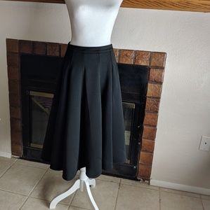 Black full Mid Length Skirt